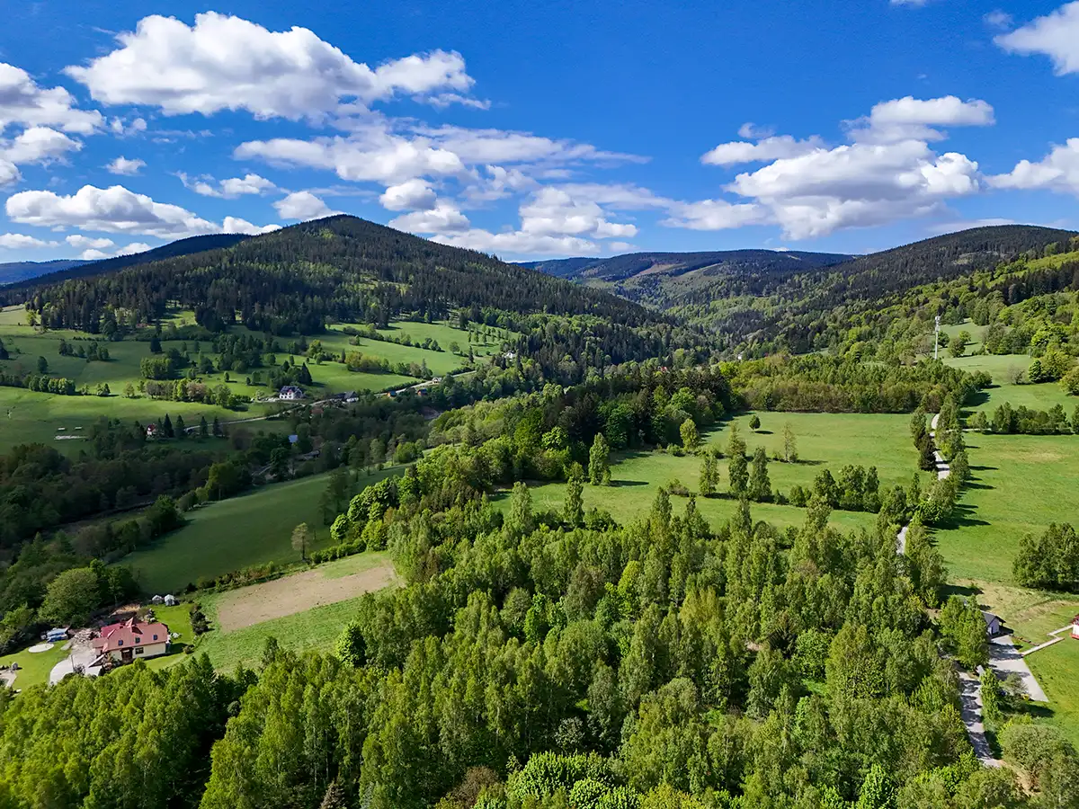 Panorama doliny Kletna