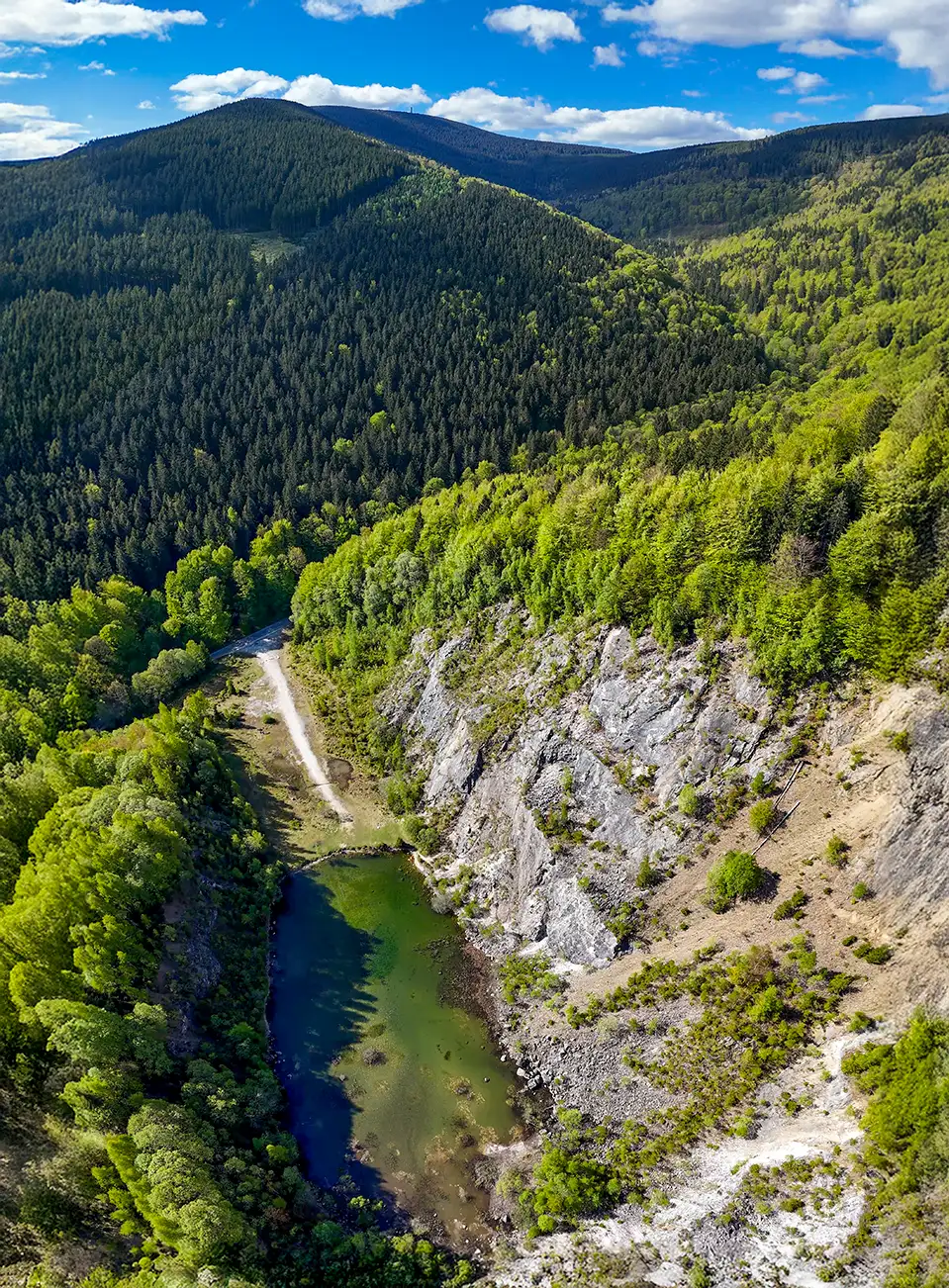 Kamieniołom marmuru